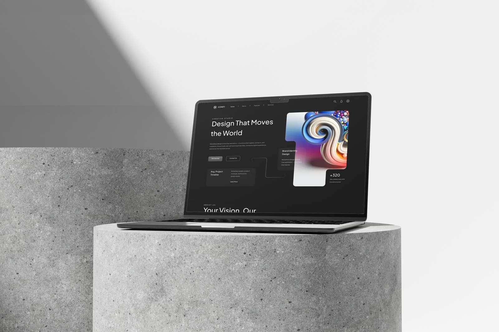 Creative Studio Website Redesign: Showcasing Artistic Vision Through Strategic Digital Design | Synivo