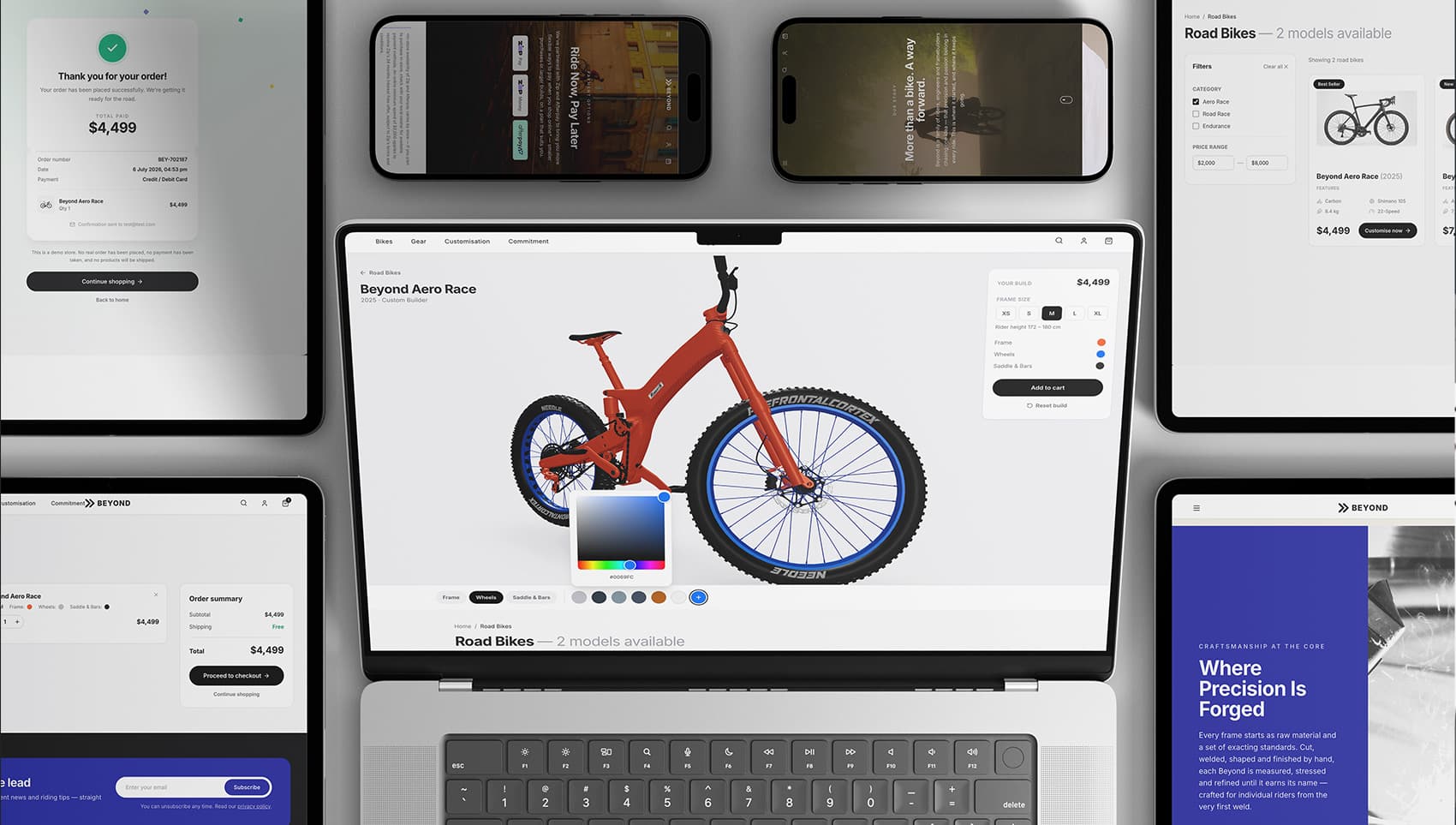 Beyond Bicycles E-Commerce Website