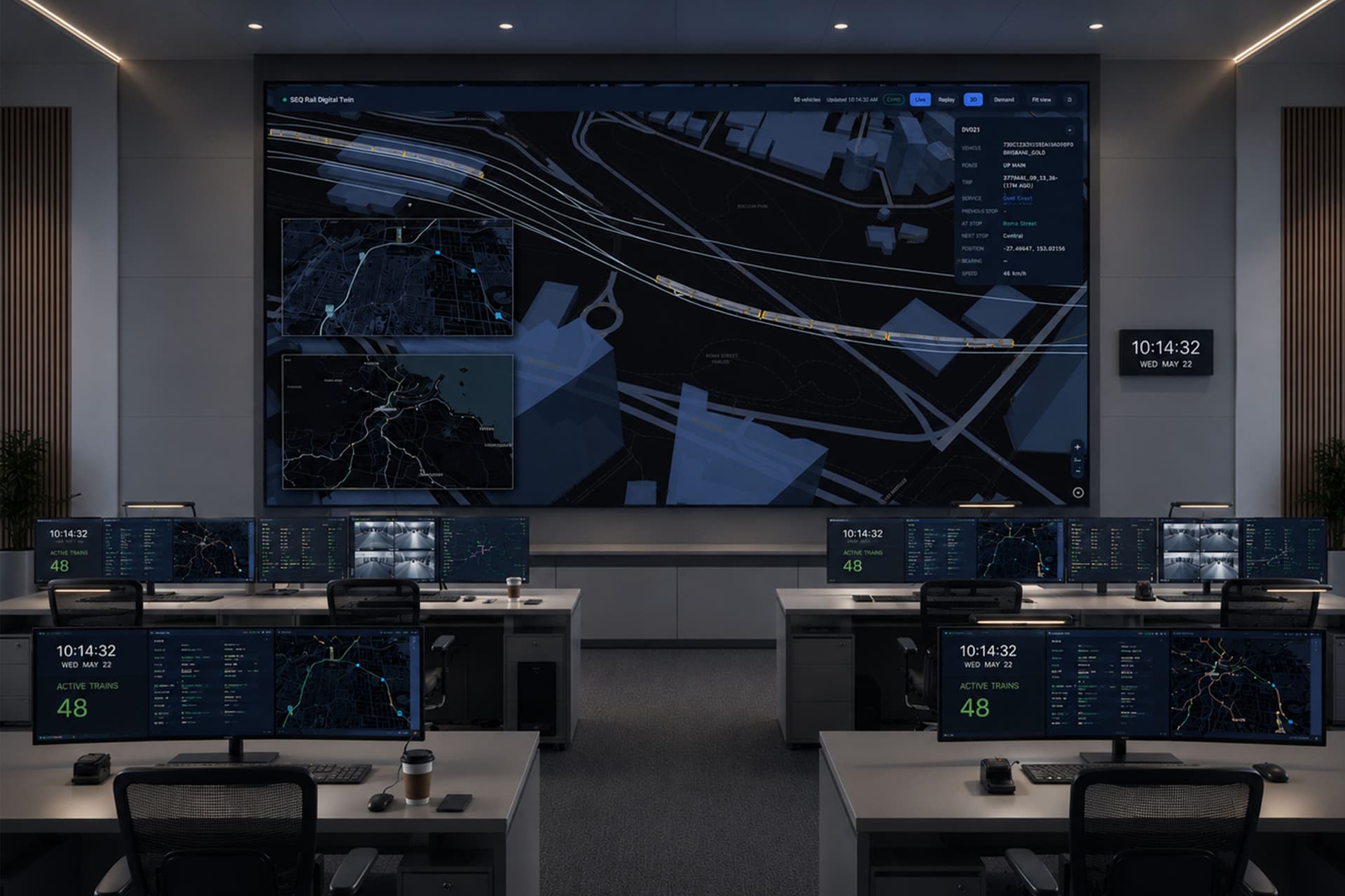 SEQ Rail Digital Twin Live Map