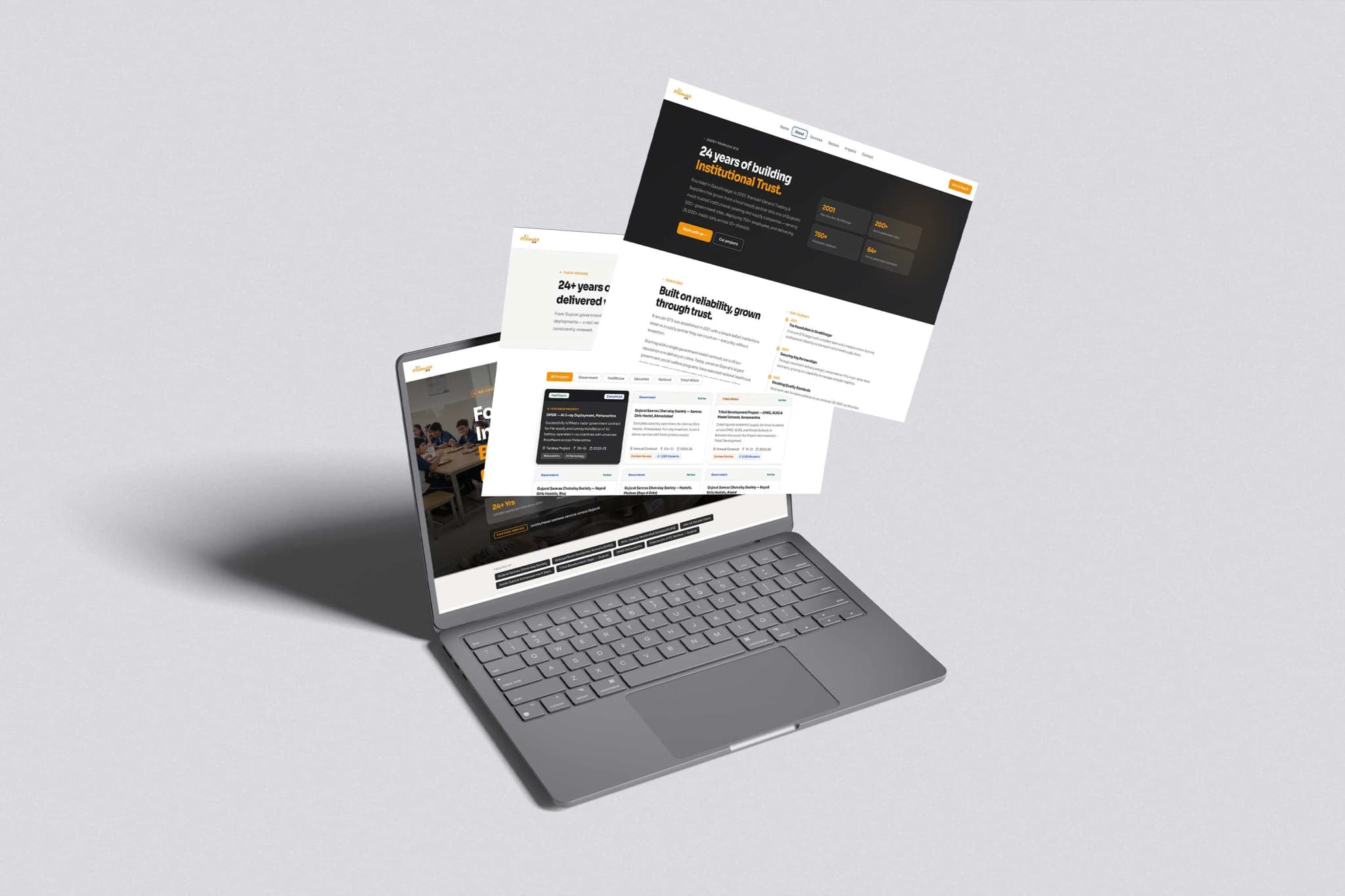 Pramukh GTS: A Fast, SEO-Optimised Website for India's Trusted Institutional Supply & Catering Partner