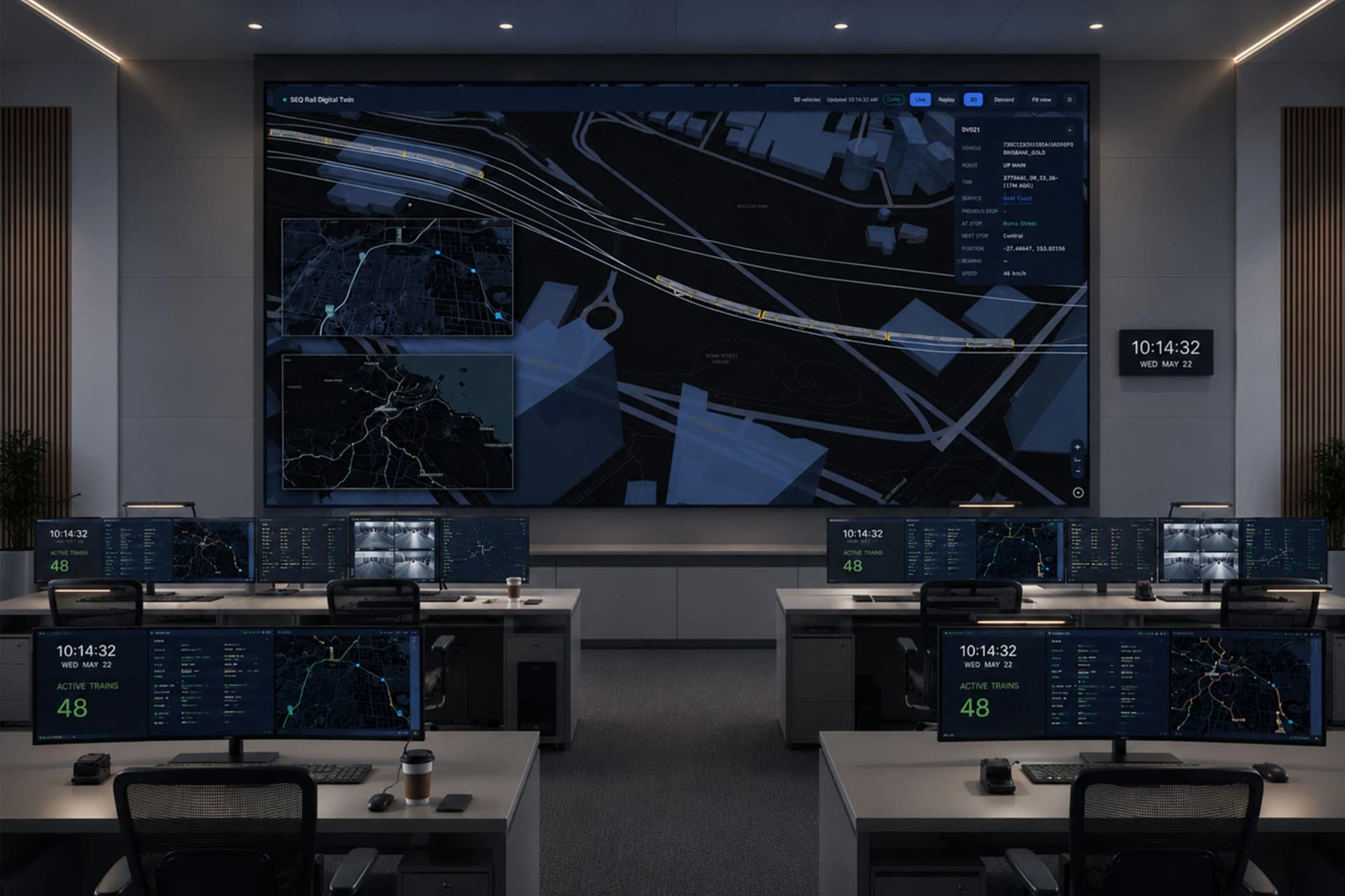 Australia Rail Digital Twin Live Map